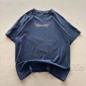 Y2K Flaming cars T-shirt